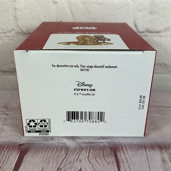 NEW 2021 Star Wars Hallmark Keepsake Ornament C3P0 and Babu Frik - Picture 4 of 5